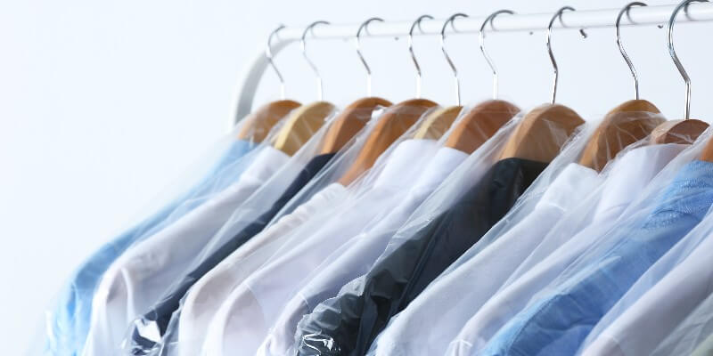 dry cleaning clothing